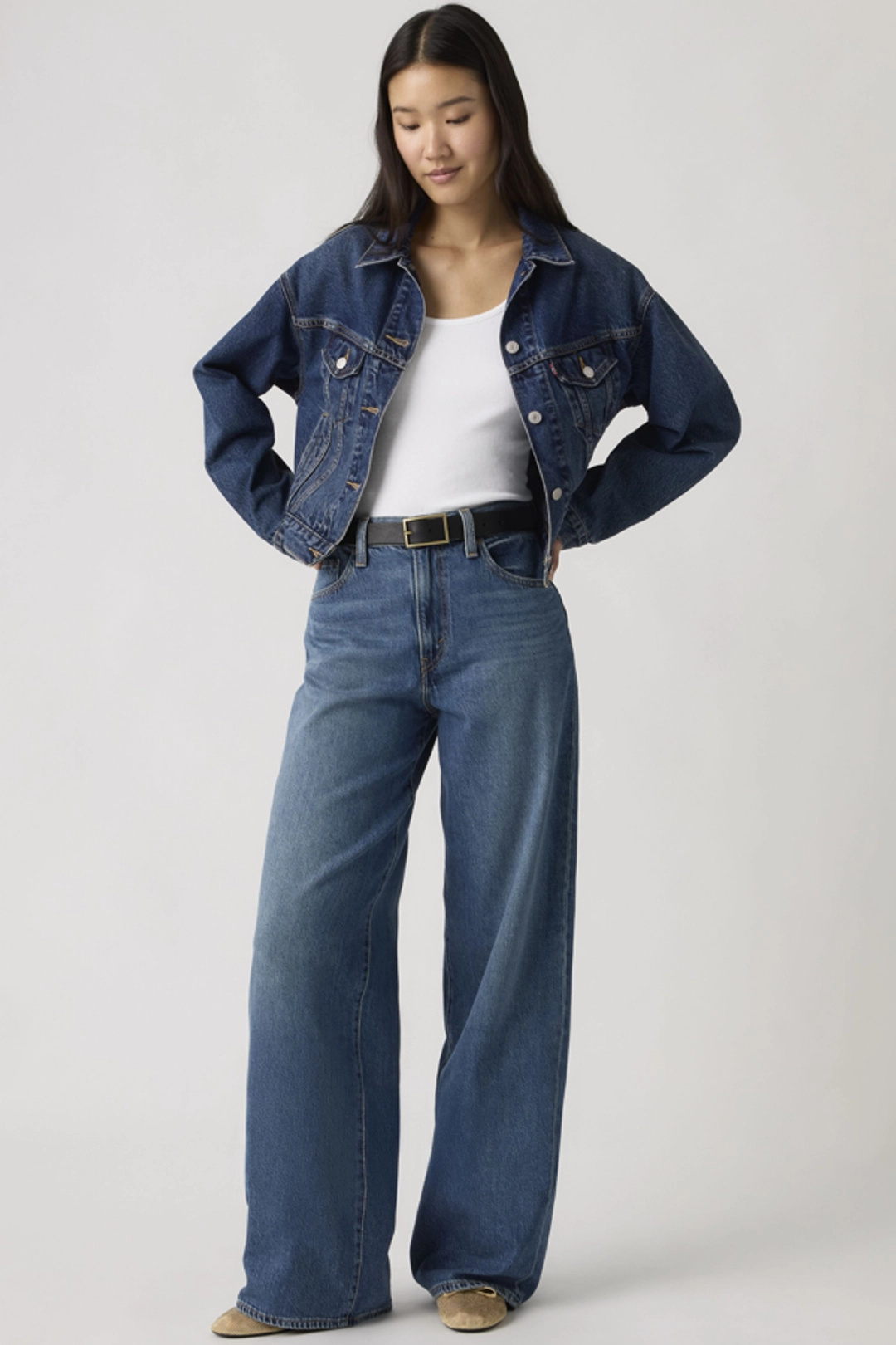 Levi's Jean Wide Leg Cinch - Femme - Marron / Hot Fudge - 32X31