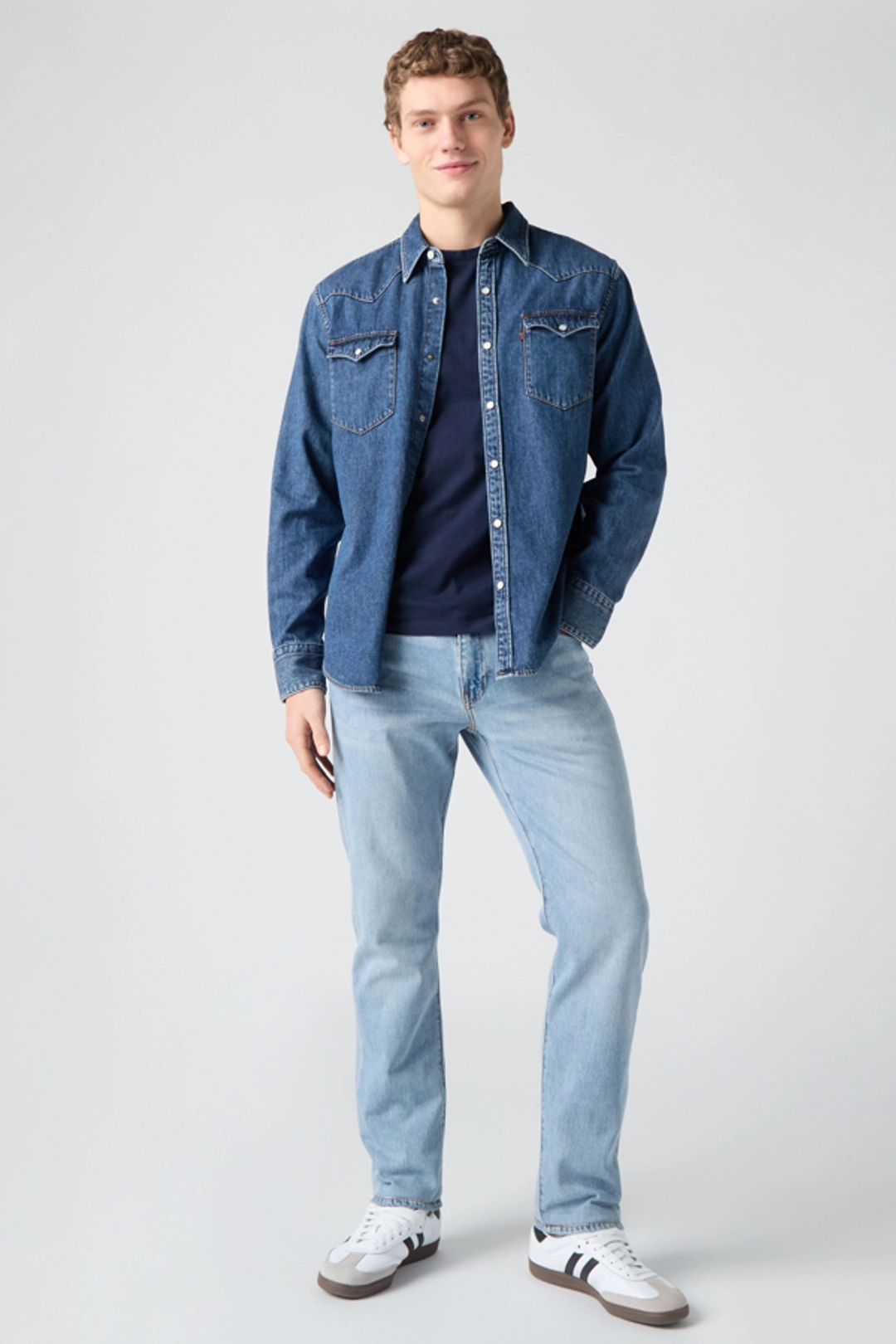 Levi's Jean 502 Taper - Homme - Bleu / Rainy Afternoon - 38X32