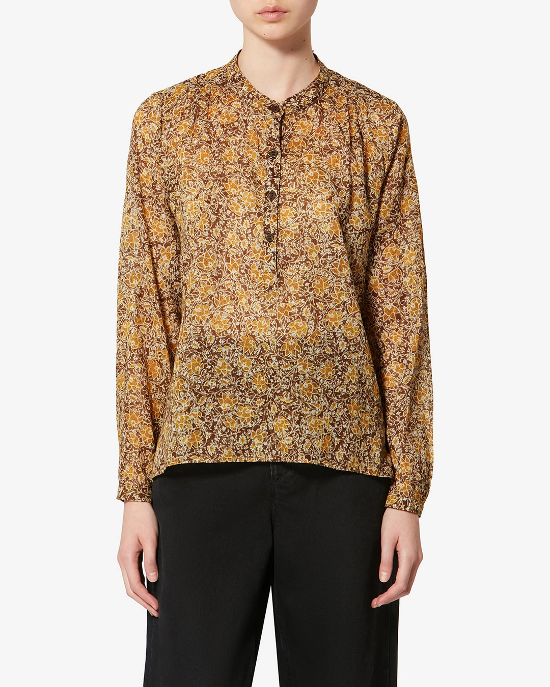 Blouse Maria - Femme - Kaki - Taille 44 - Marant Étoile - 5