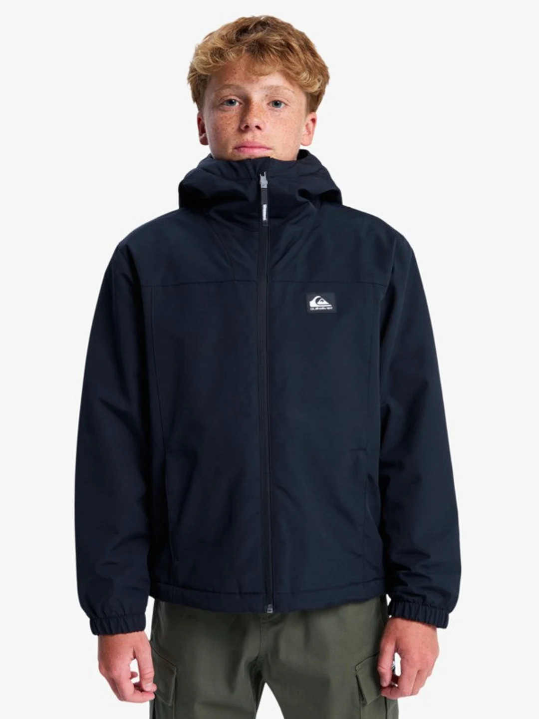 Overcast 3K Warm - Veste imperméable à capuche Noir Garçon 8-16 ans