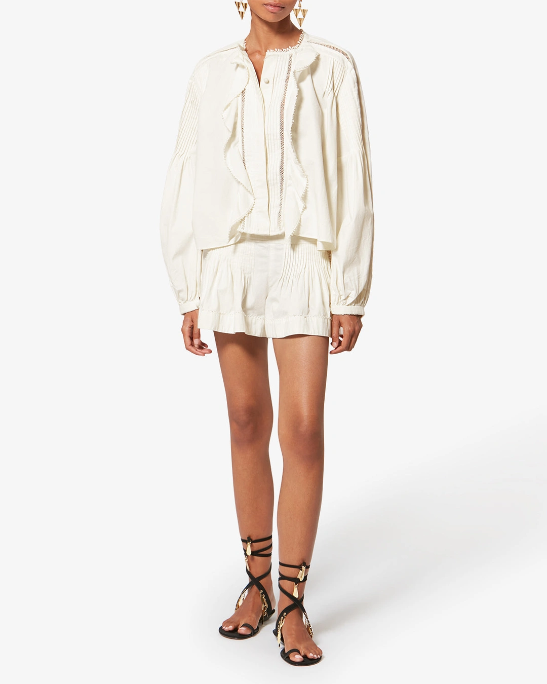 Short Cybila - Femme - Blanc - Taille 42 - 4