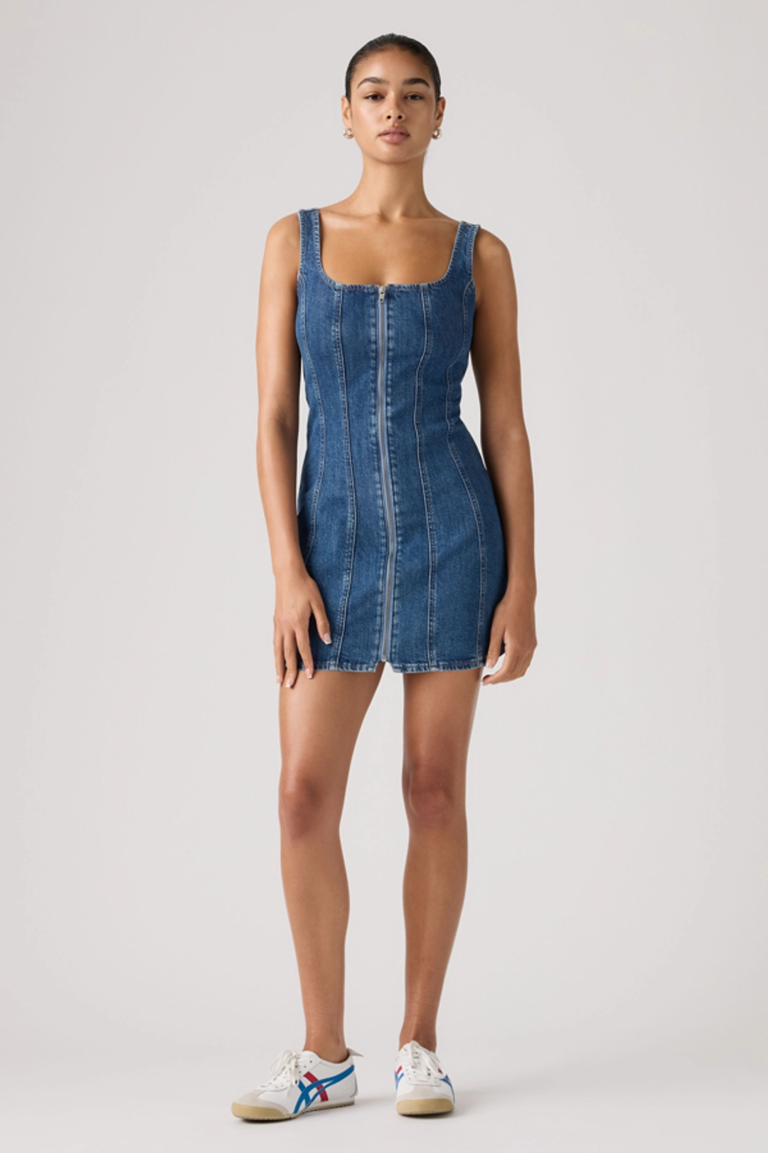Levi's Robe Zippée Coutures Apparentes - Femme - Bleu / Shadow Work - XS - 2