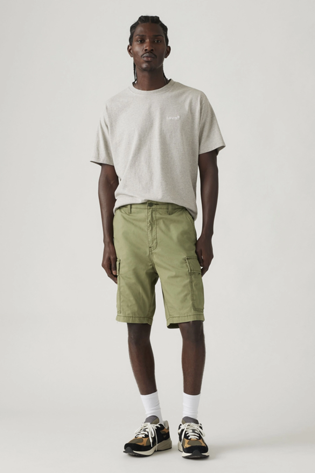 Levi's Carrier Cargo Shorts - Homme - Noir / Meteorite Lightweight - 36 - 2
