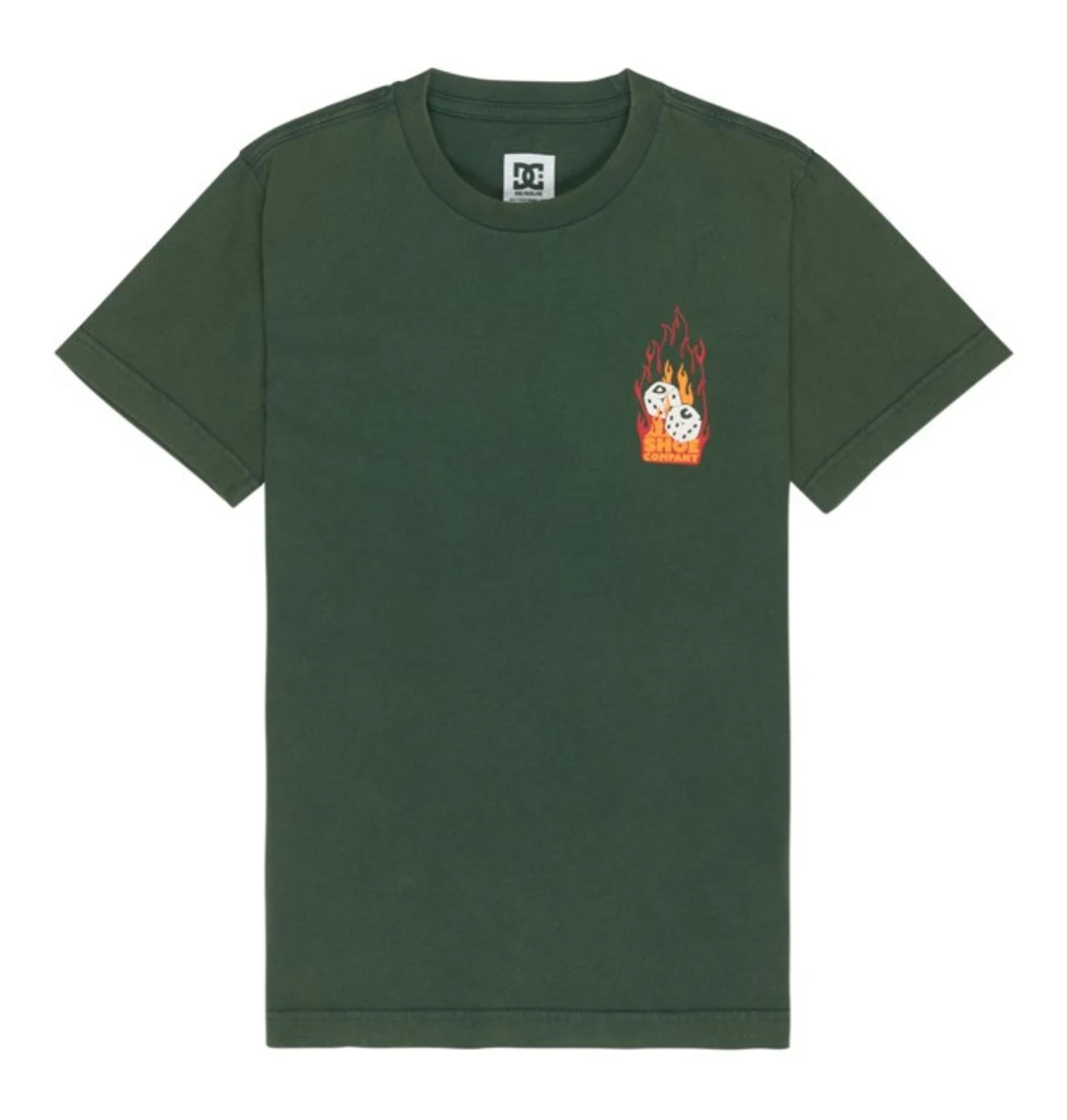 Burning Dice - T-Shirt à manches courtes pour Garçon 8-16 ans