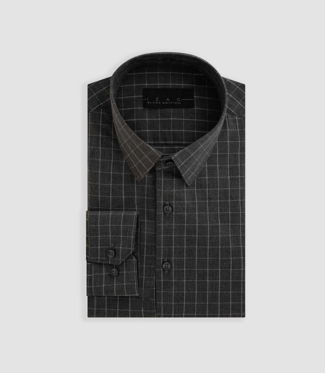 IZAC - Chemise à carreaux grise ''Buffy''