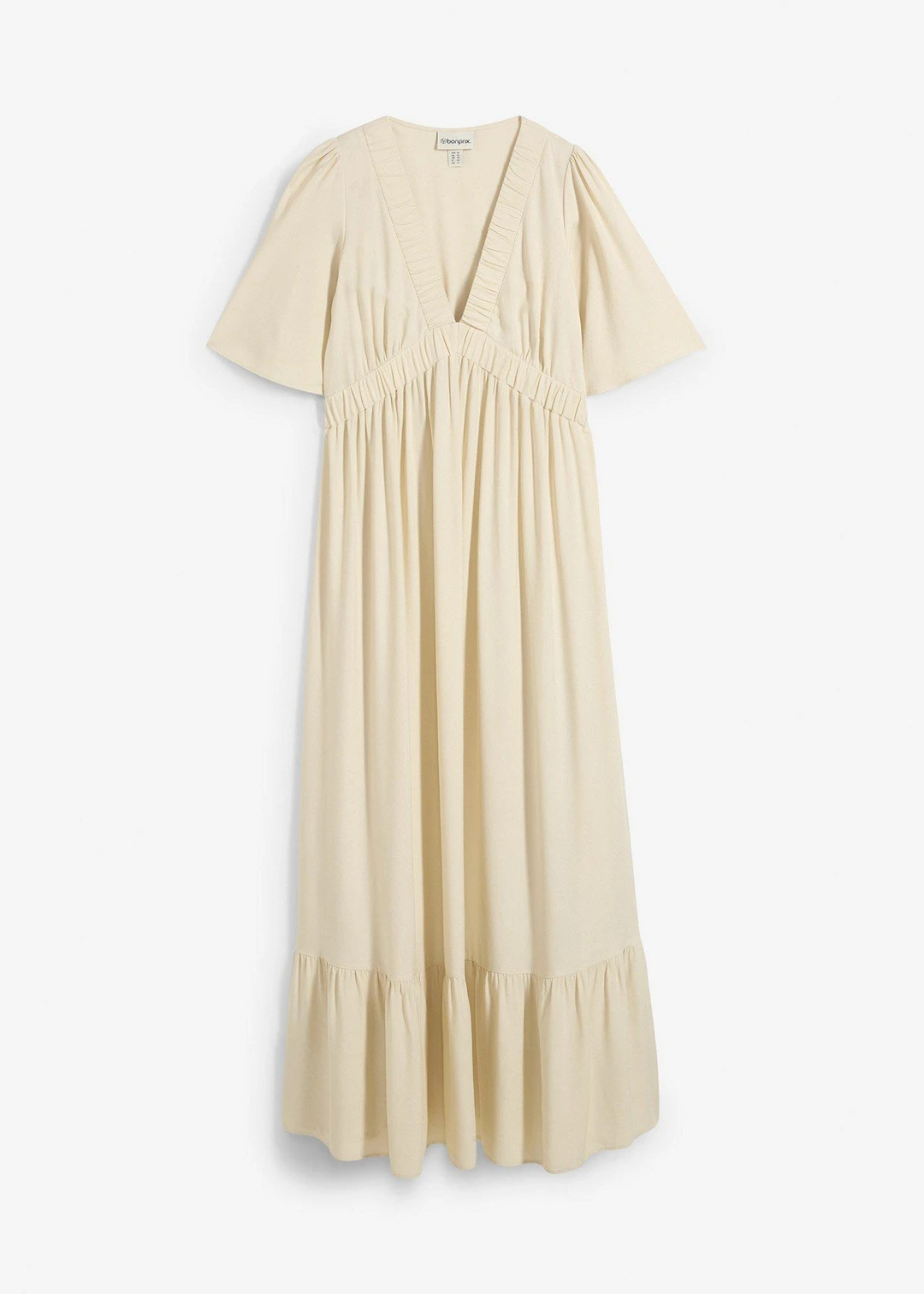 Robe longue en viscose fluide