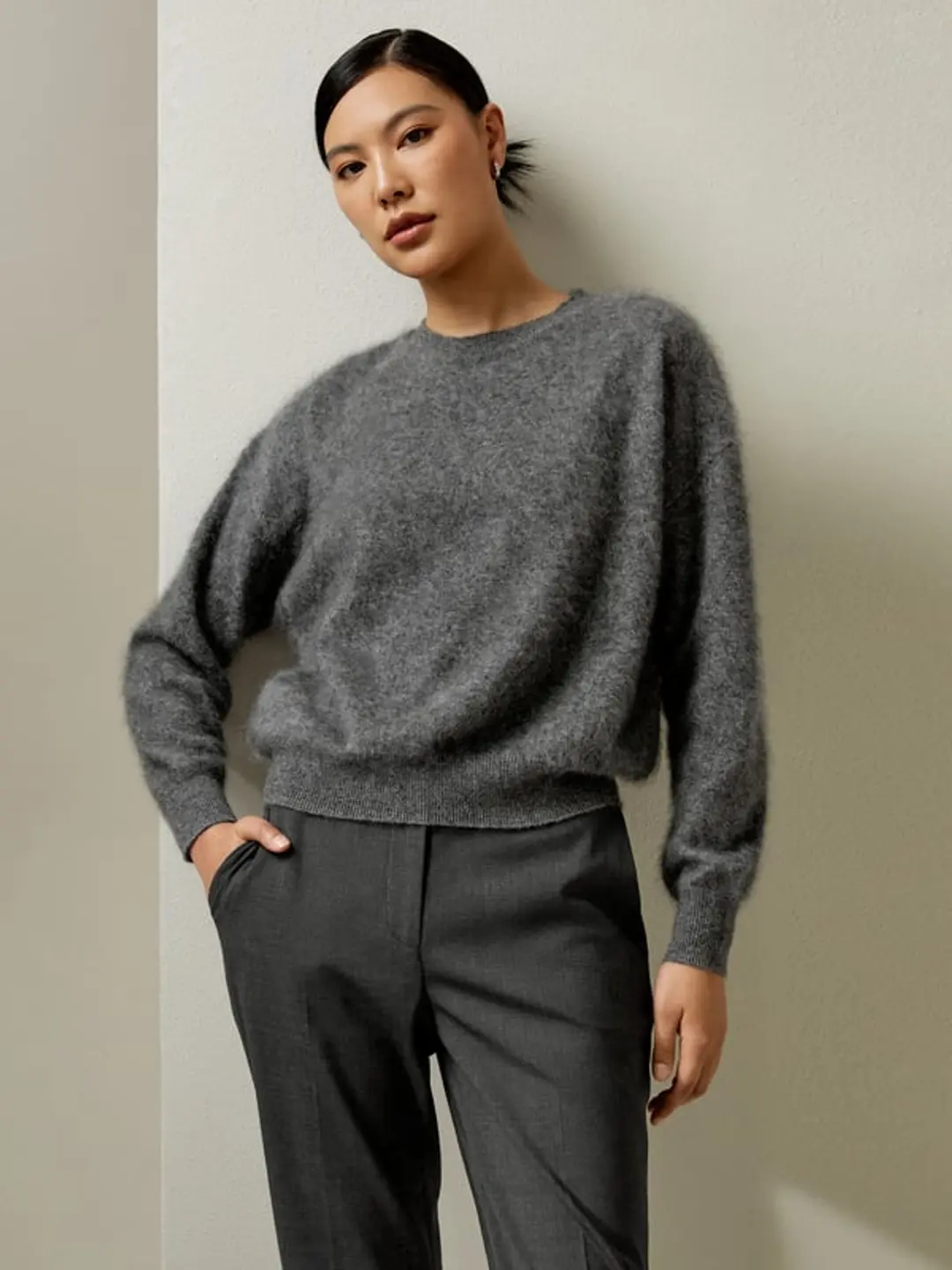 LILYSILK Pull 100 Cachemire Femme Parfait Pour Toutes Les Occasions Cachemire De Première Qualité Douceur Contre La Peau Blanc Xl