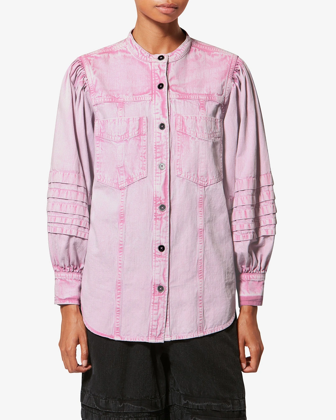 Chemise Mileda - Femme - Noir Délavé - Taille 42 - Marant Étoile - 5