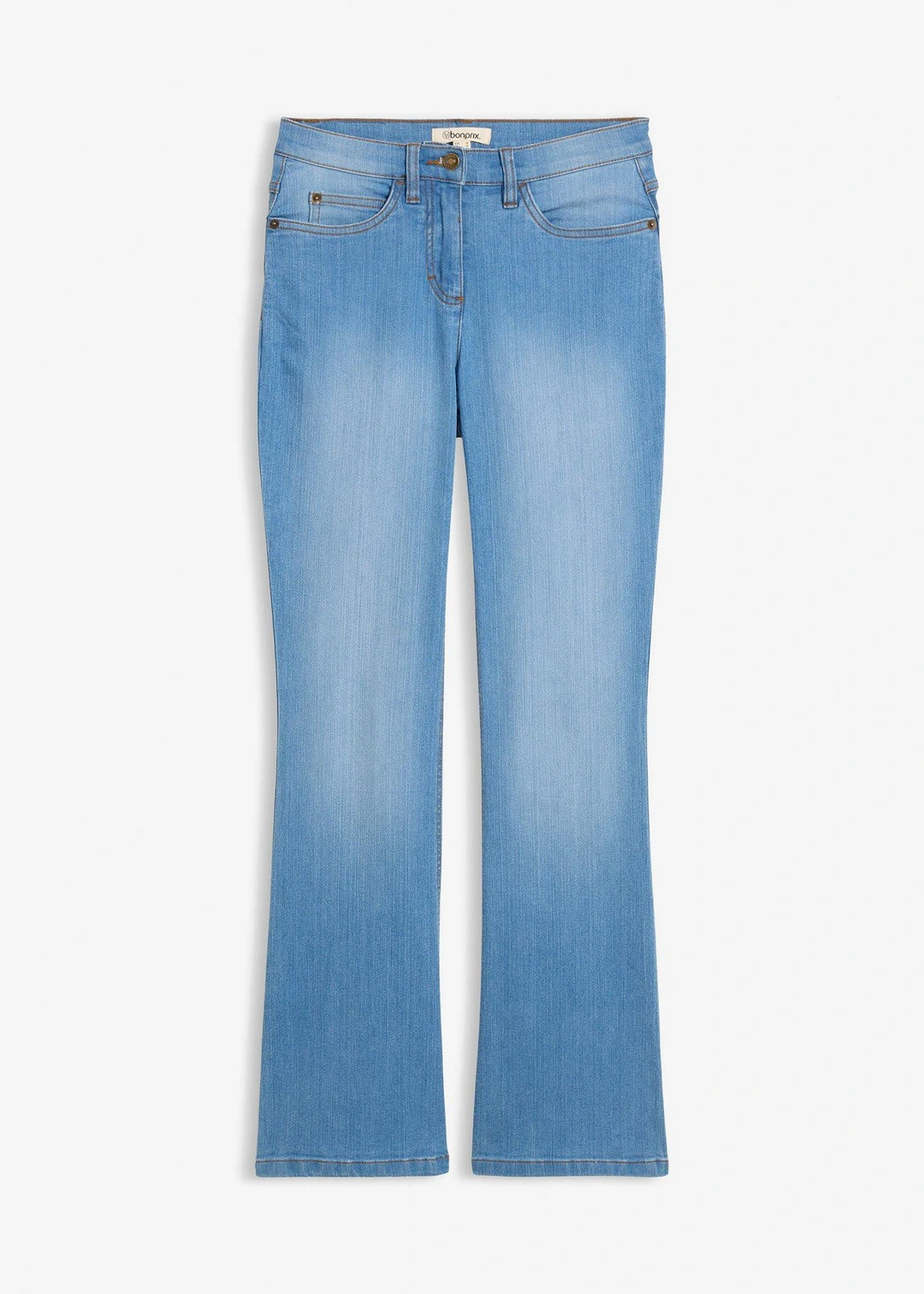 Jean bootcut taille mi-haute, extensible