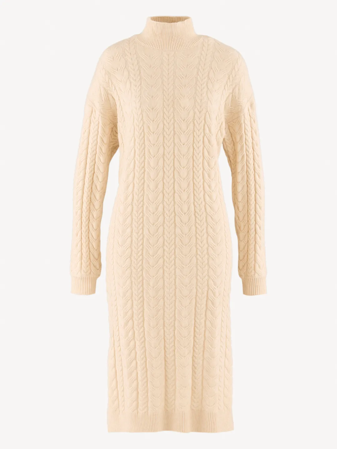 Robe en tricot gris - S