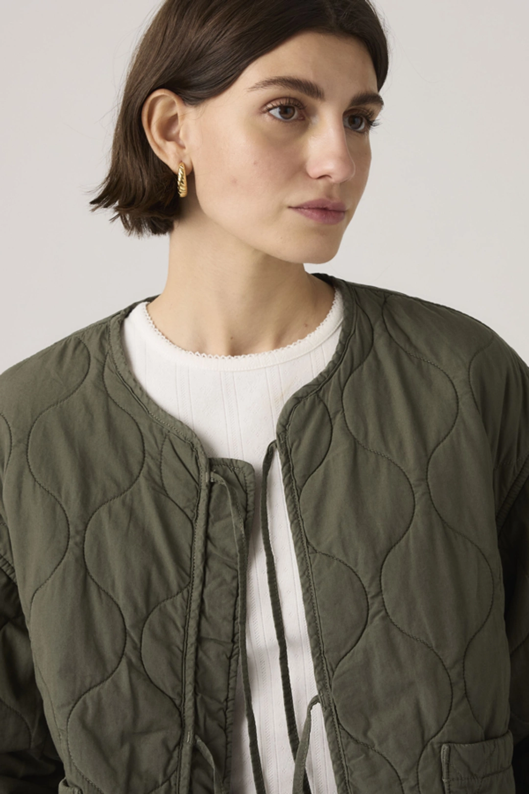 Levi's Veste Doublée Rue - Femme - Vert / Deep Depths Garment Dye - M - 2