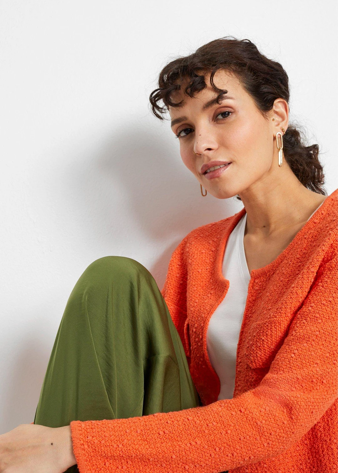 Gilet en maille bouclette - 3