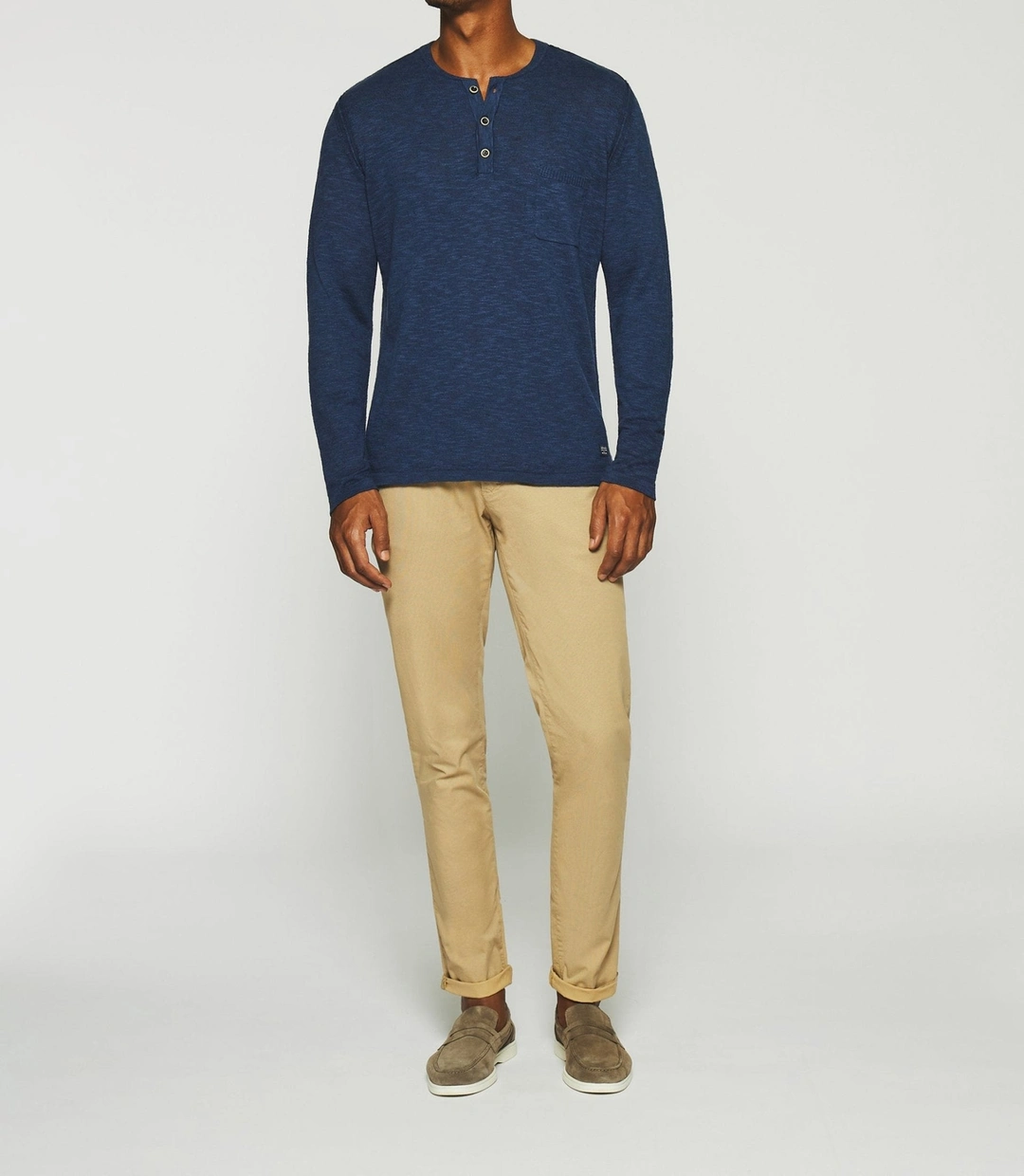 IZAC - Pull col tunisien marine DIETTER
