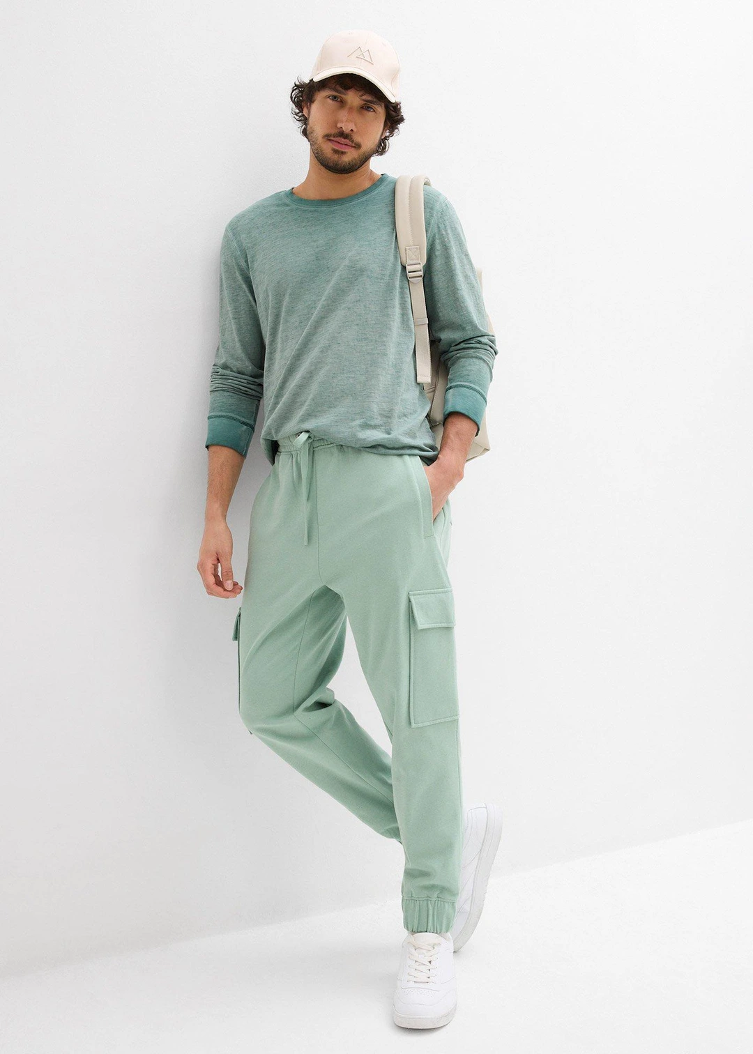 Pantalon de jogging avec poches cargo, loose - 2