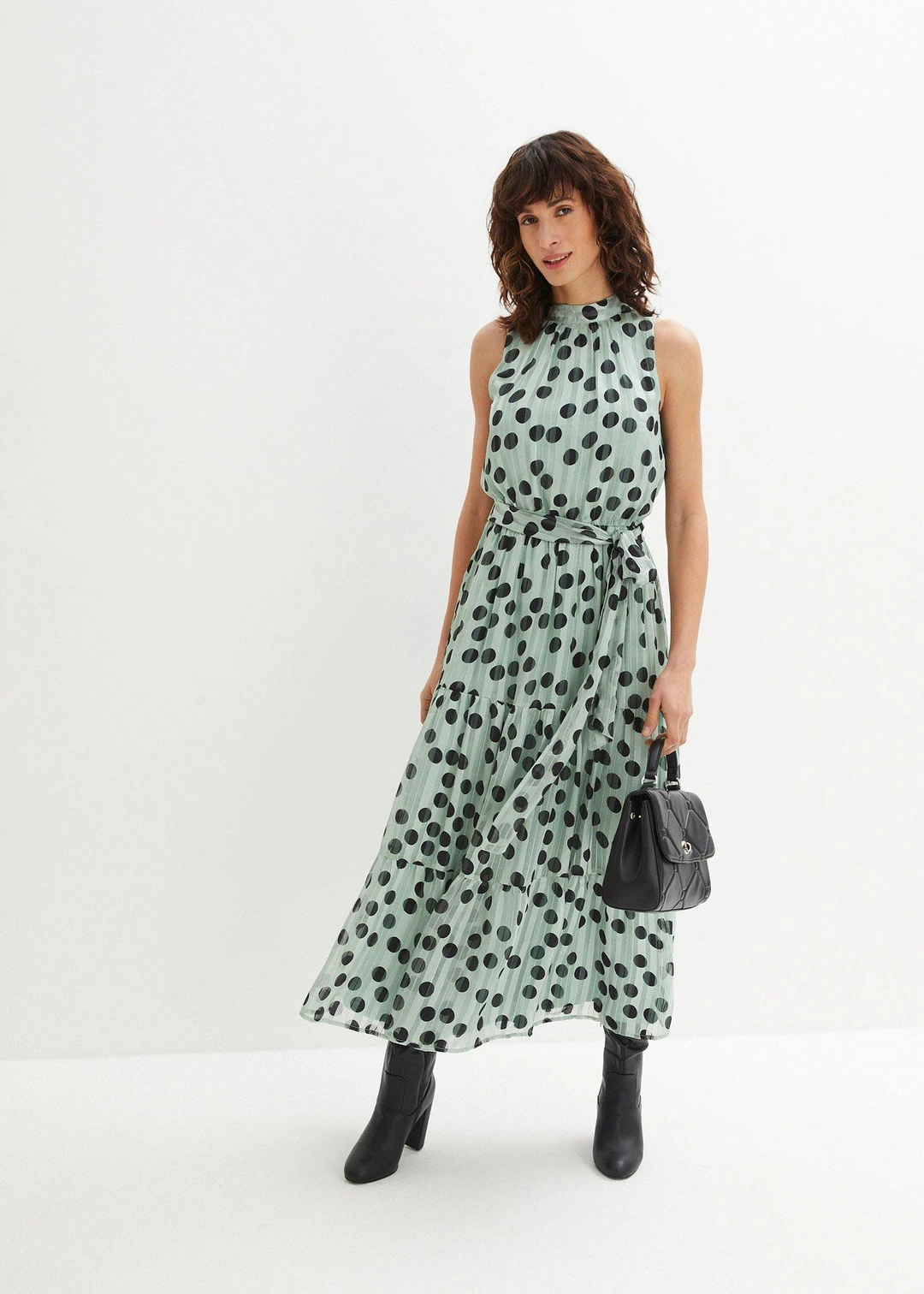 Robe en mousseline avec fil brillant - 2