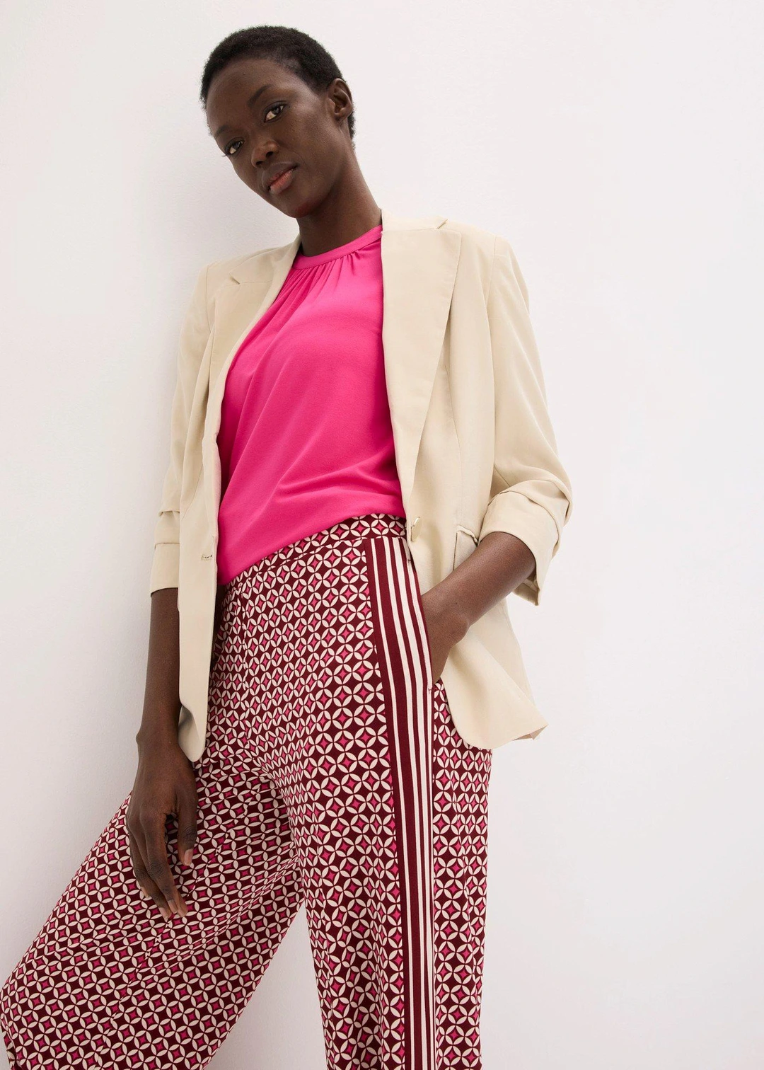 Pantalon en jersey au motif minimaliste - 3