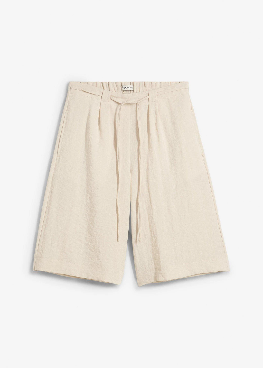 Bermuda fluide en viscose mélangée