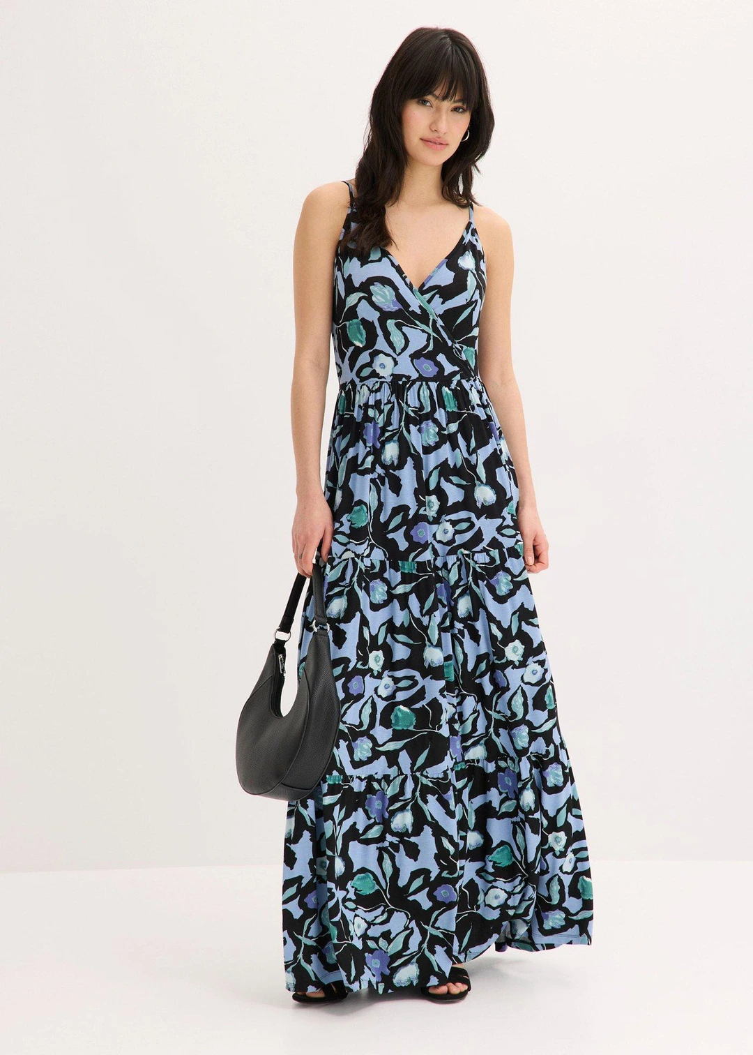 Robe longue en viscose douce et extensible