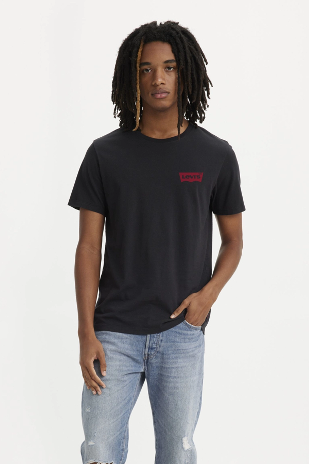 Levi's T Shirt Graphique À Col Rond Lot De 2 - Homme - Noir / Caviar - 2XL - 2