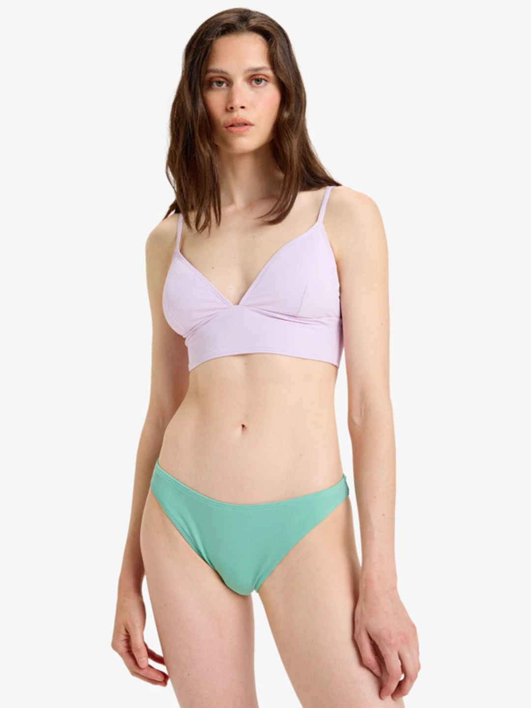 Lima - Haut de bikini tank Violet Femme