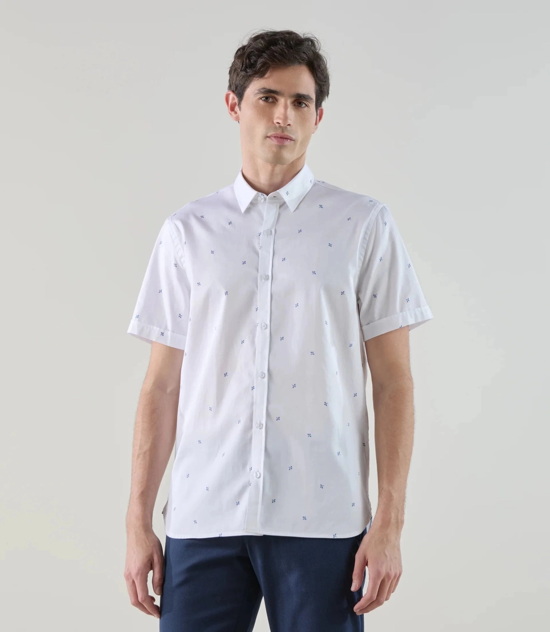IZAC - Chemise fantaisie blanche