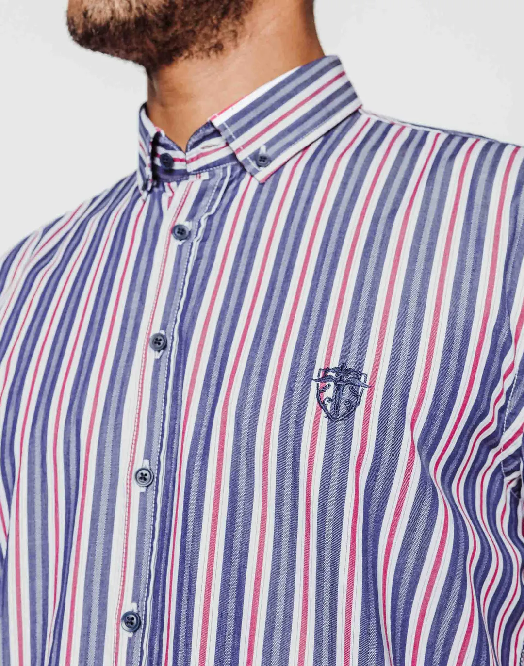 IZAC - Chemise casual rayée