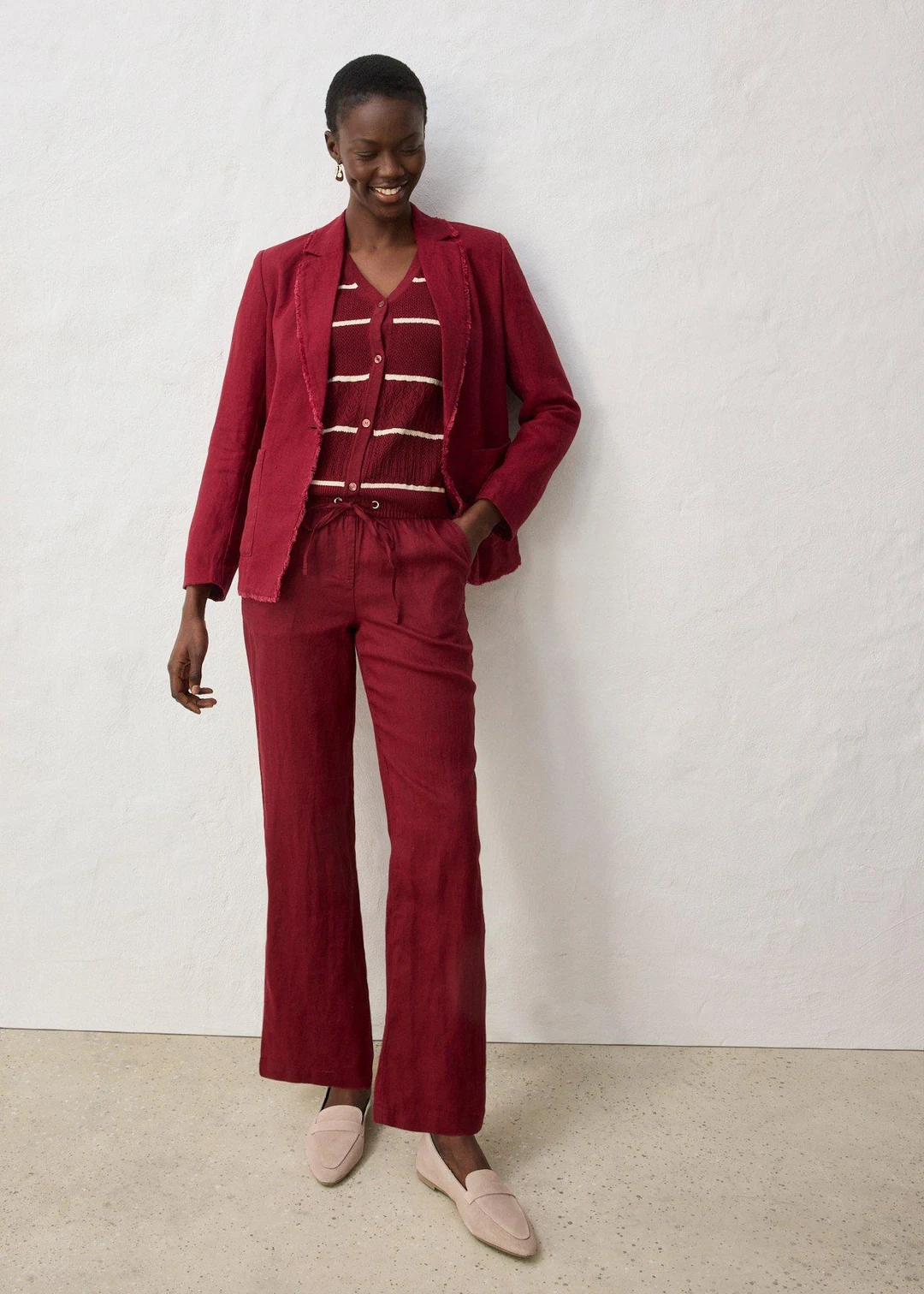 Pantalon taille élastiquée 100% lin - 2