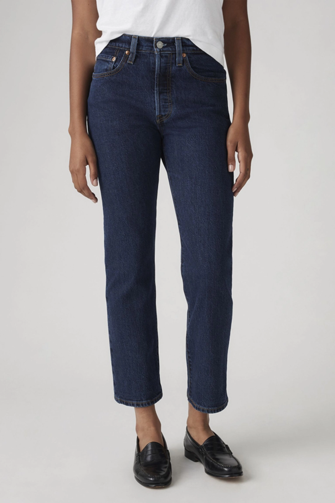 Levi's Jean Coupe Courte 501 - Femme - Noir / Black Sprout - 34X28 - 2