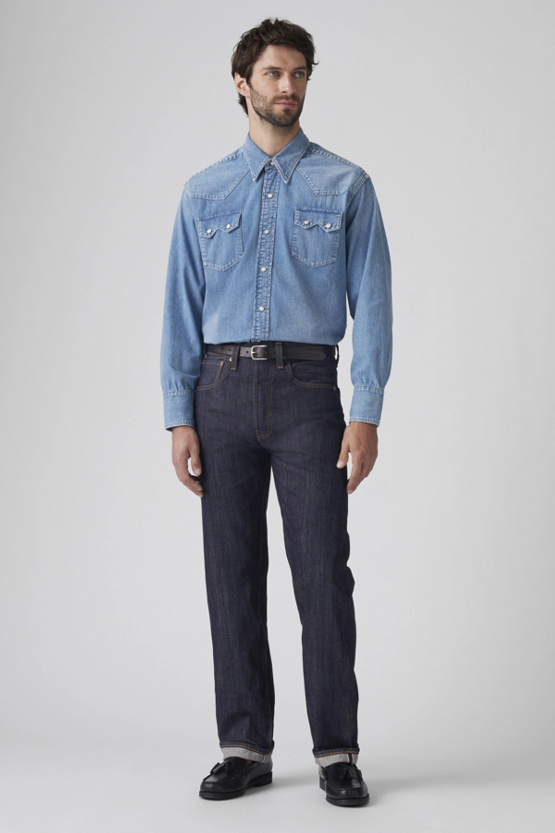 Jean 501 1947 Levi's Vintage Clothing - Homme - Bleu / Indigo Rigid - 36X32