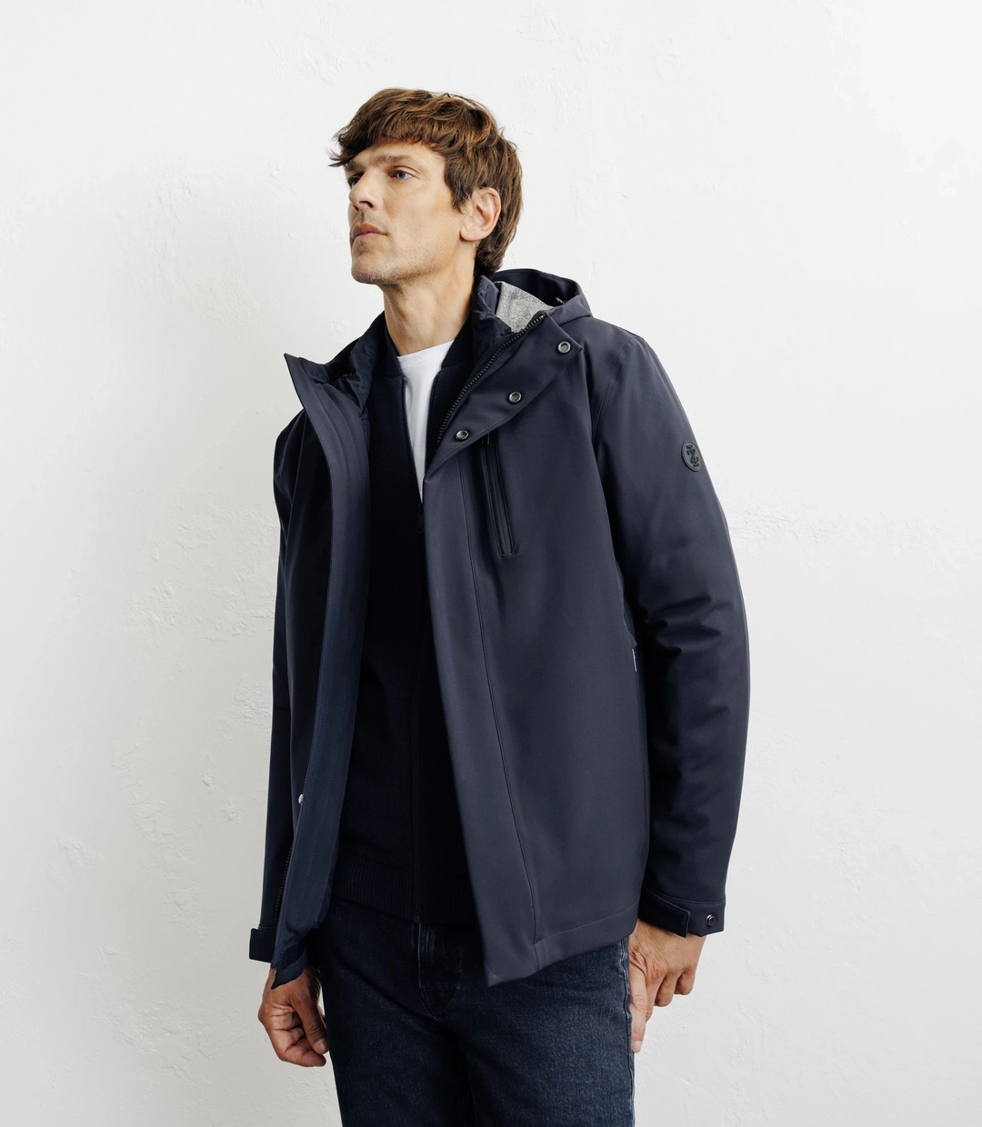 IZAC - Parka courte 3 en 1 marine