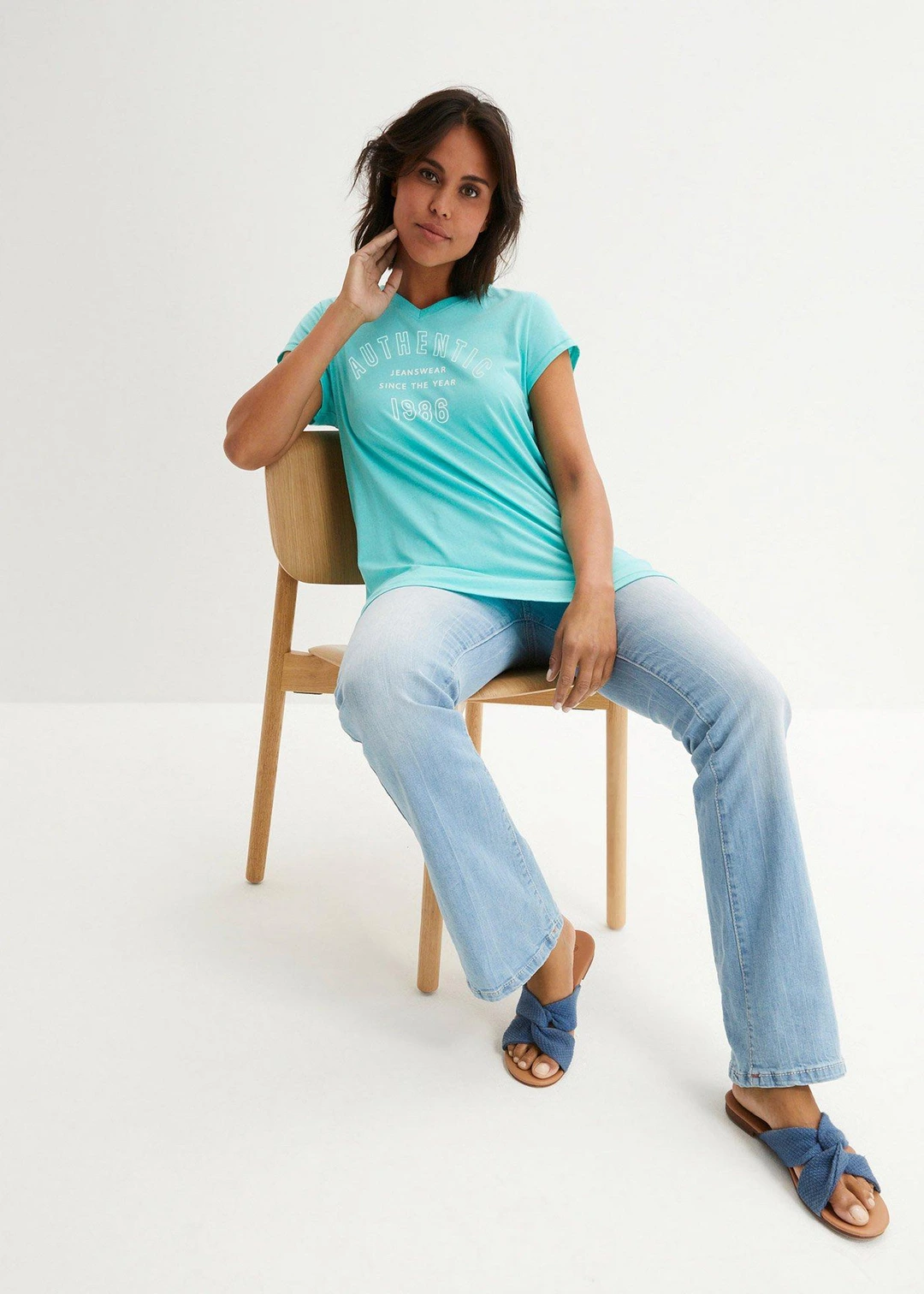 T-shirt long 100% coton