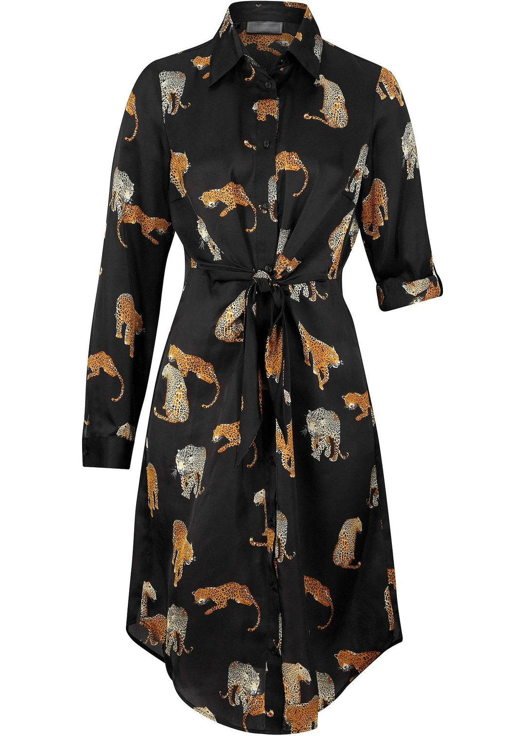 Robe-chemise en satin