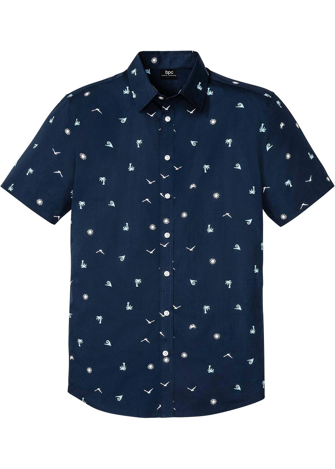 Chemise manches courtes 100% coton
