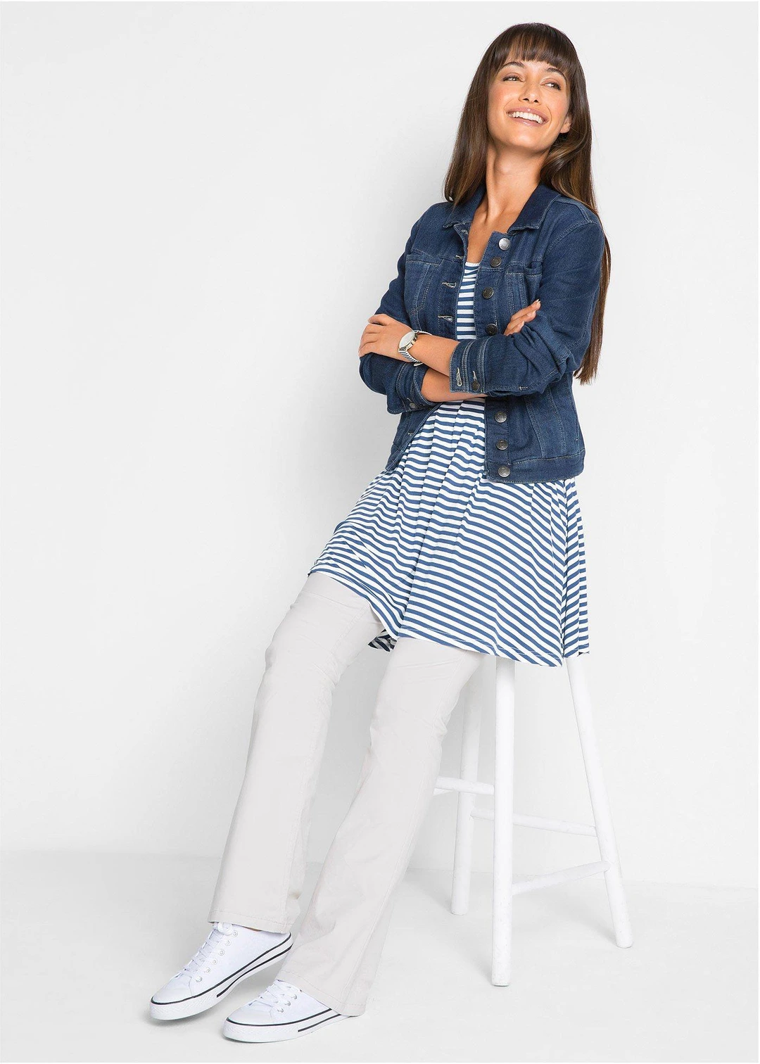Tunique T-shirt en viscose extensible - 2