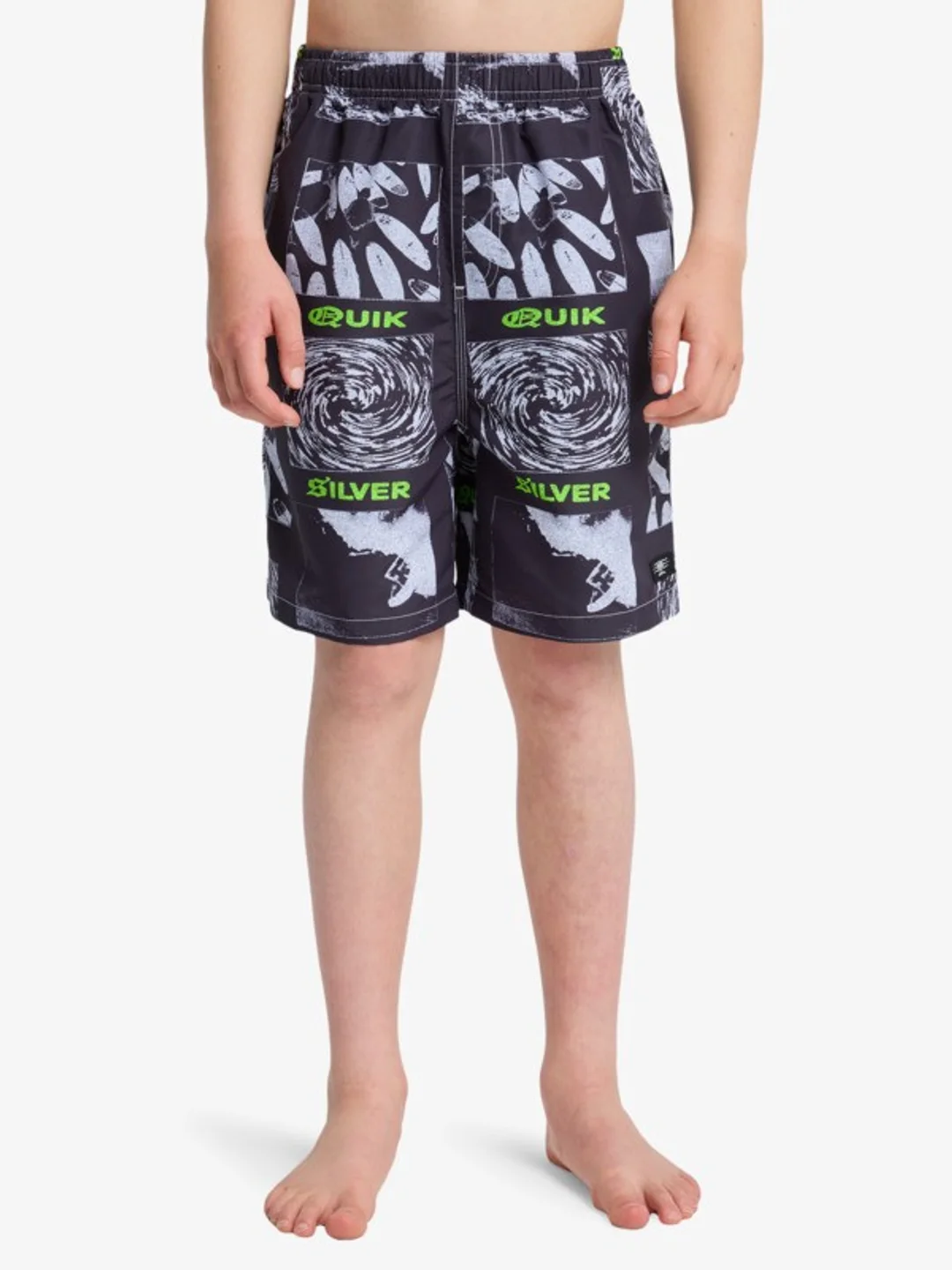 Mercury Volley 17" - Short de bain Noir Garçon 8-16 ans