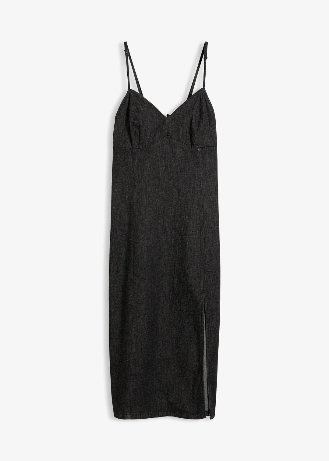 Robe en jean fendue