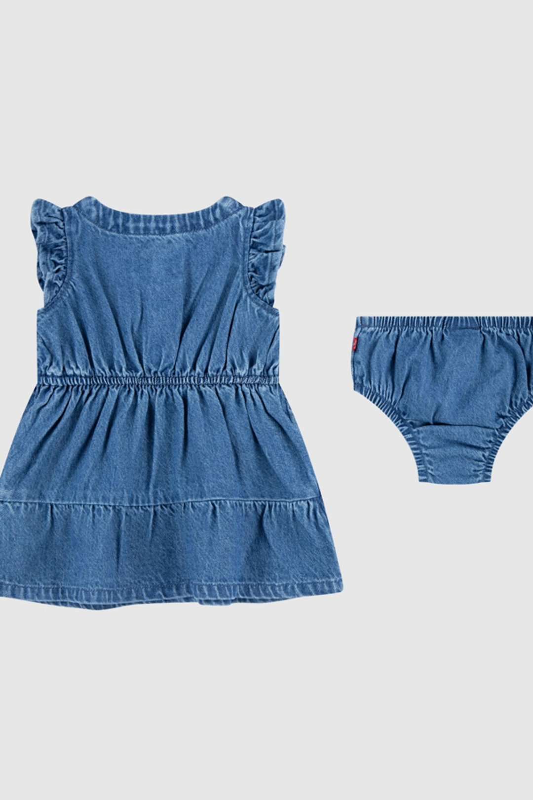 Levi's Kids Flutter Sleeve Dress - Femme - Bleu / Dance Around - 8A - 2