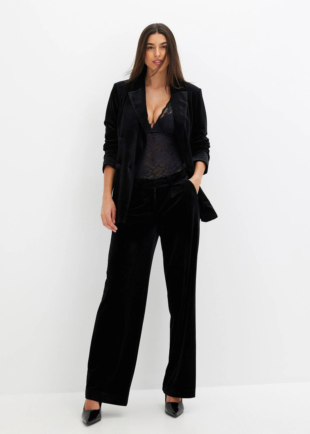 Pantalon en velours doux