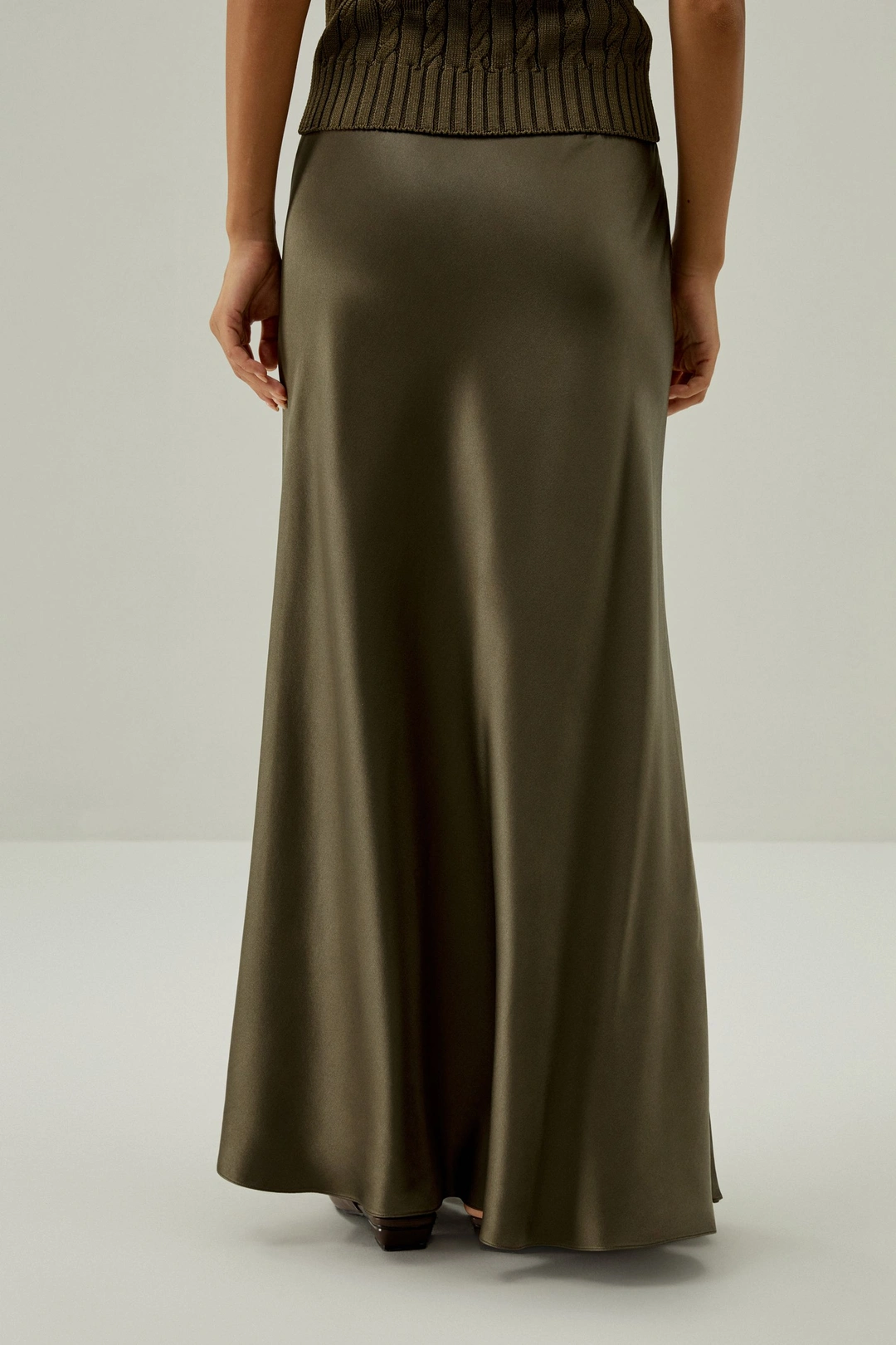 LILYSILK Jupe Longue En Soie Jupe Longue Et Coupe Droite À Ourlet Évasé Pure Soie Une Élégance Intemporelle Mettant En Valeur La Féminité Pin 48