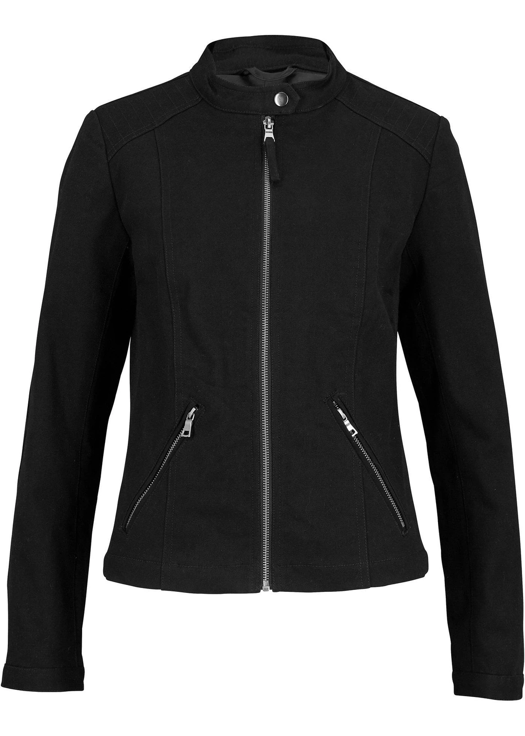 Veste en coton twill avec empiècements latéraux extensibles