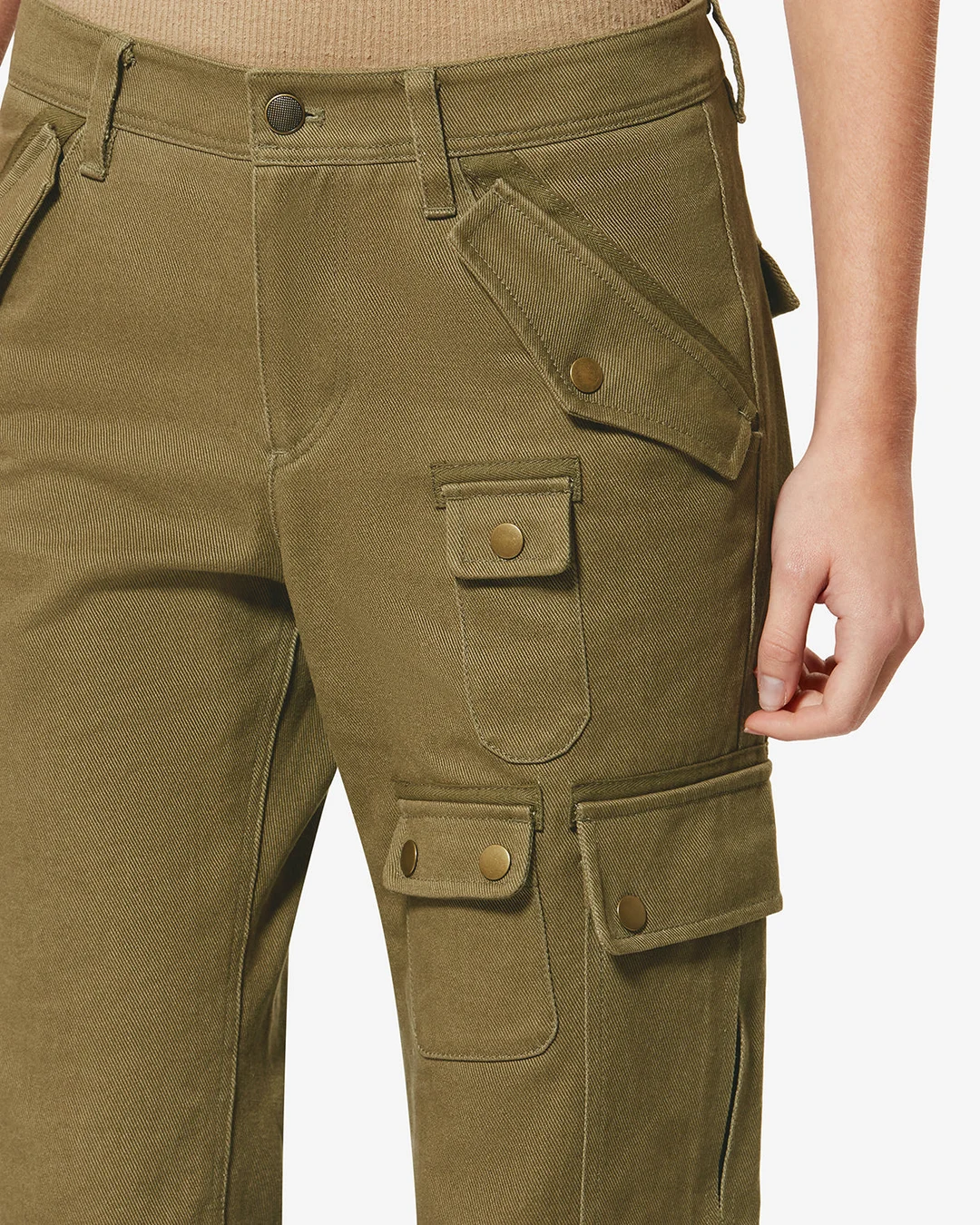Pantalon Josine - Femme - Kaki - Taille 40 - 2