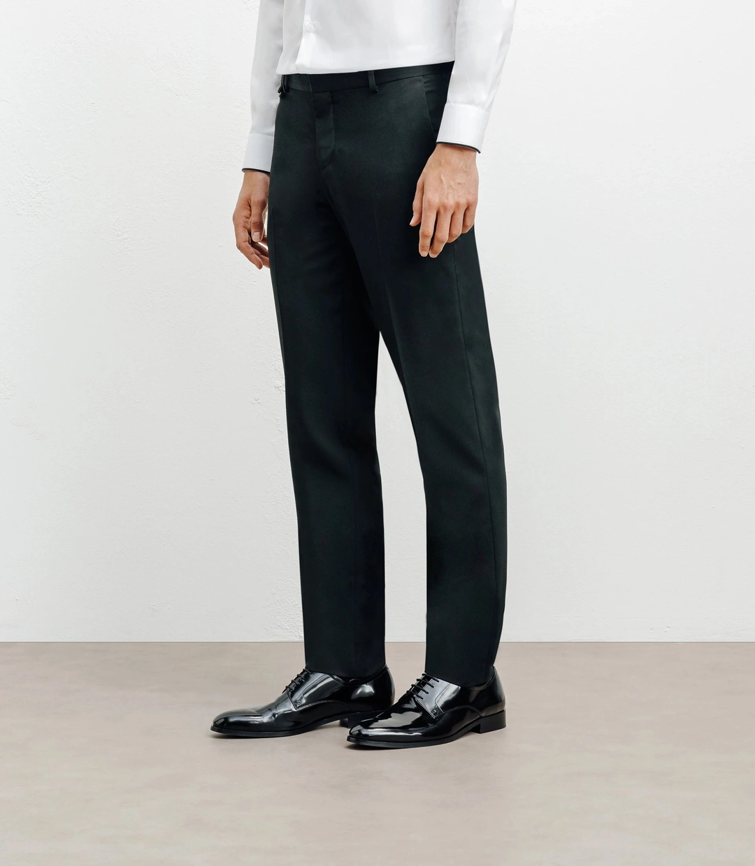 IZAC - Pantalon ville ajusté noir