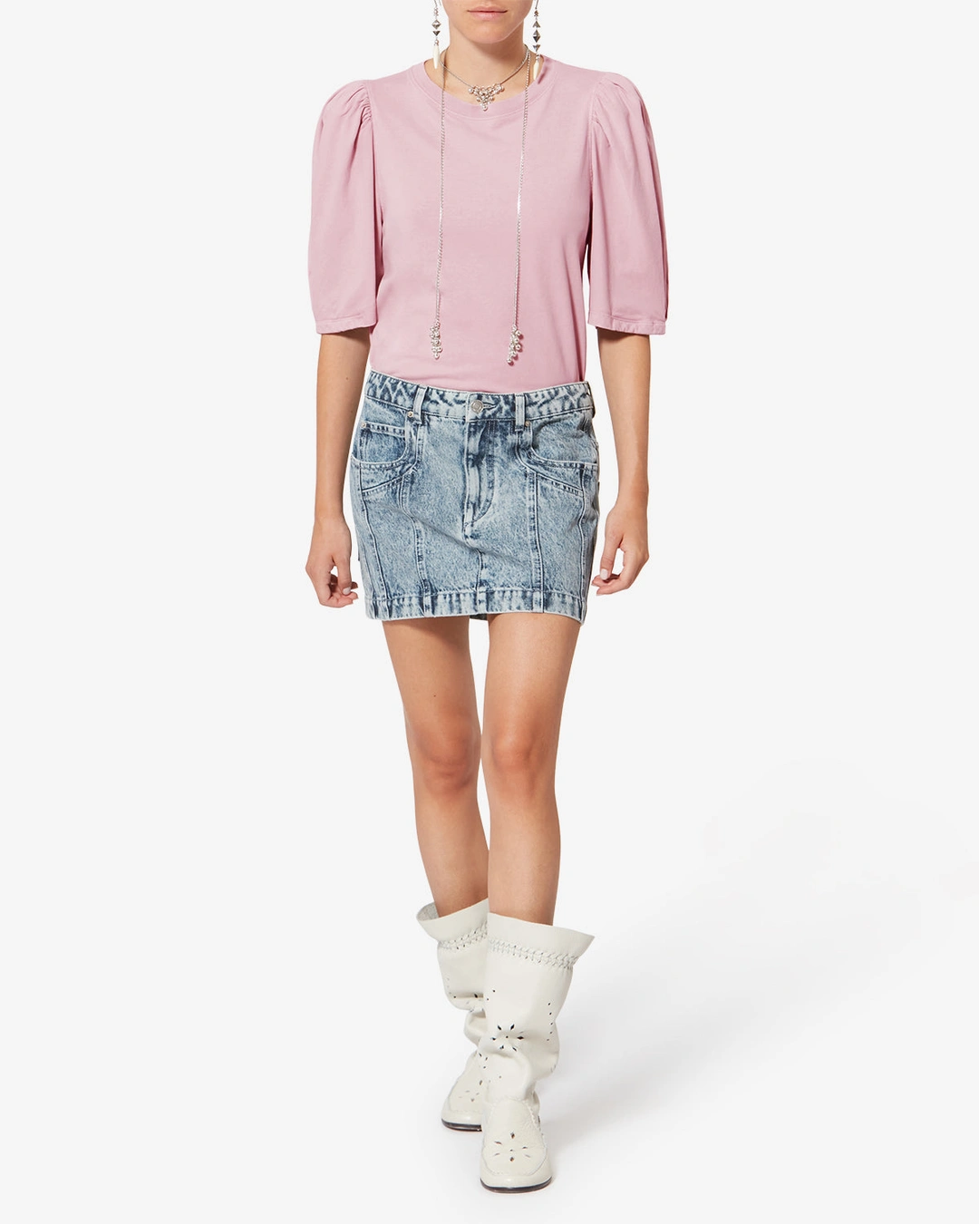Tee Shirt Maeliss - Femme - Blanc - Taille L - 4