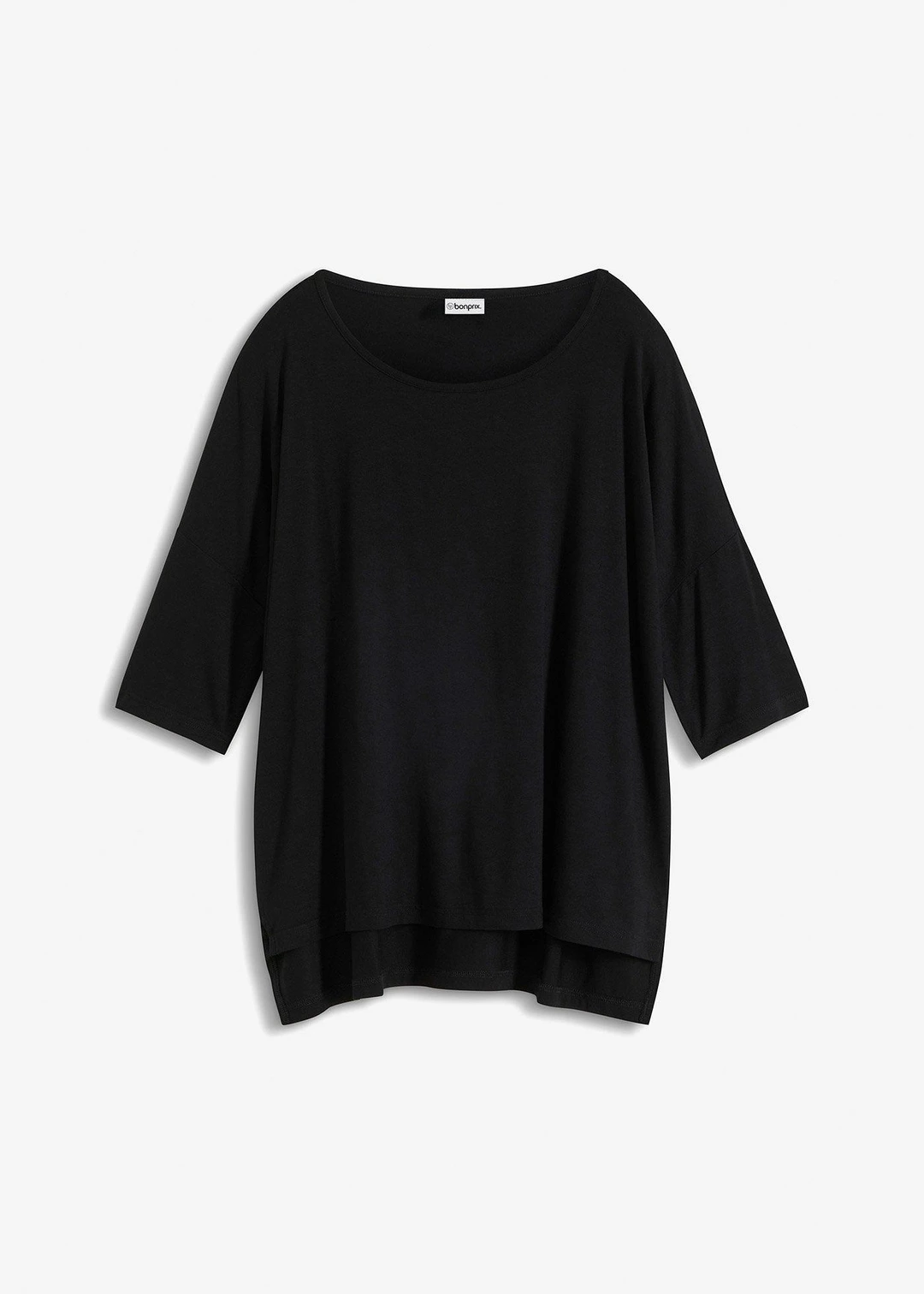 T-shirt boxy en viscose extensible