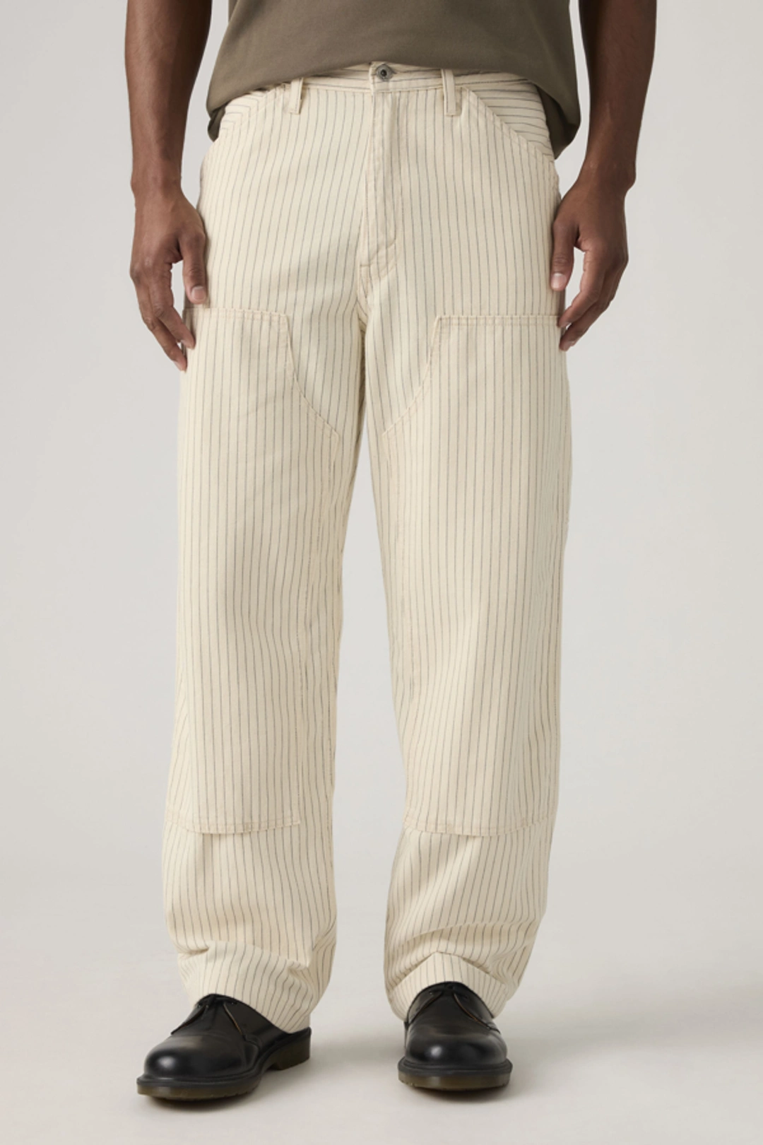 Levi's Pantalon 568 Loose Straight Double Knee Carpenter - Homme - Beige / Tiger's Eye Canvas - 36X34 - 2