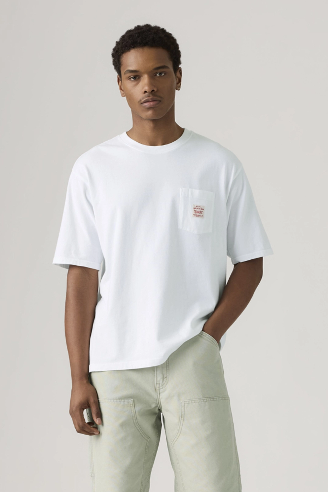 Levi's T Shirt Workwear - Homme - Blanc / Bright White - 2XL - 2