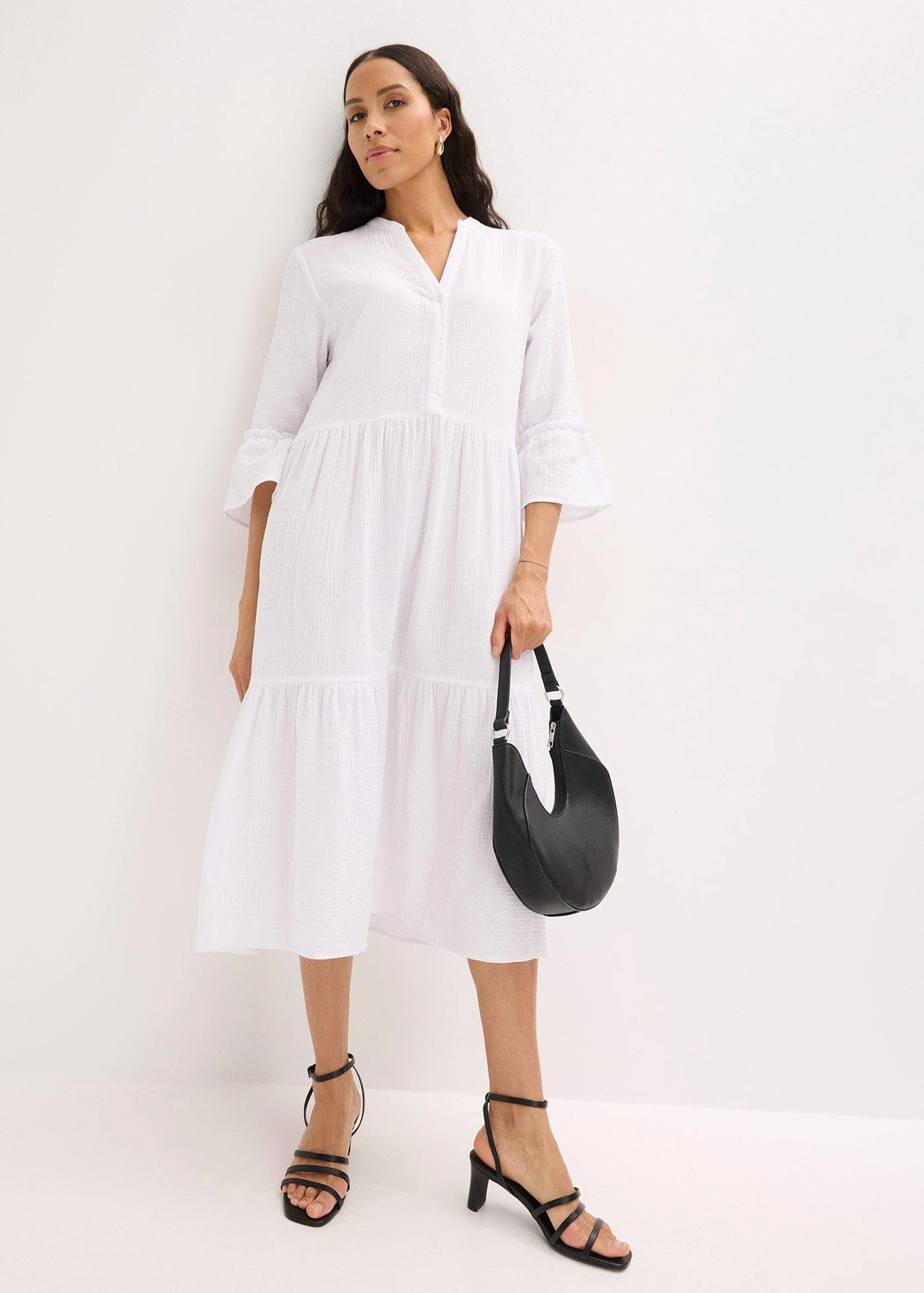 Robe longue en gaze de coton douce - 2