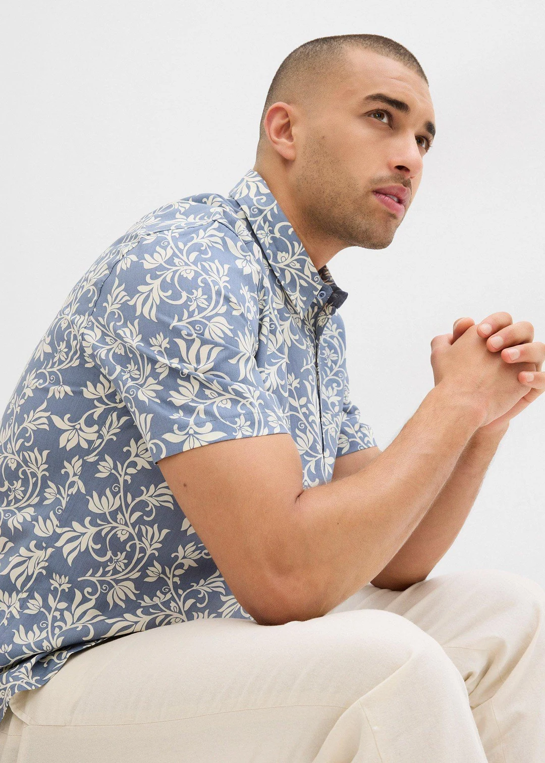 Chemise manches courtes, 100% coton - 3