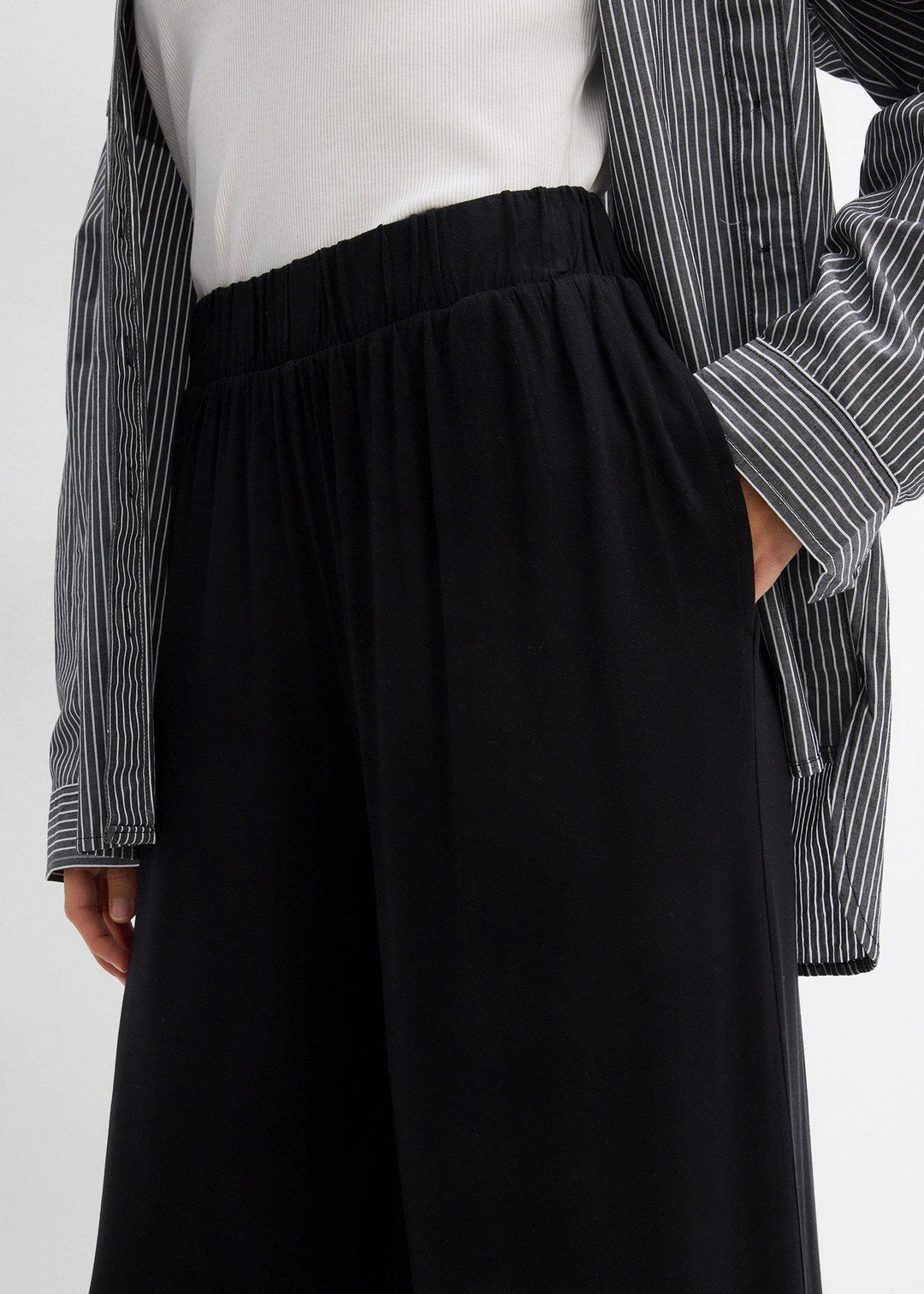 Jupe-culotte en viscose fluide - 3