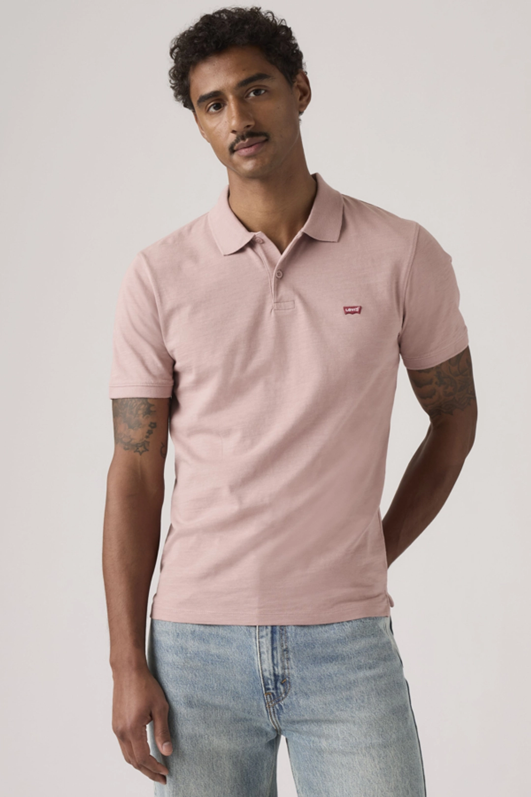 Levi's Polo Housemark Slim - Homme - Noir / Meteorite - S